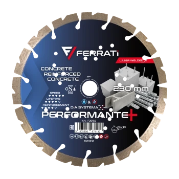 Tarcza diamentowa tnąca 230mm DiA SYSTEMA PERFORMANTE Ferrati PLUS (F20156)