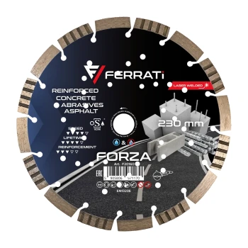 Tarcza diamentowa tnąca 230mm Ferrati FORZA (F20160)