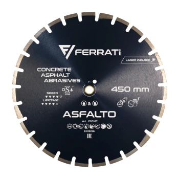 Tarcza diamentowa tnąca C1S 450mm Ferrati ASFALTO (F20167)