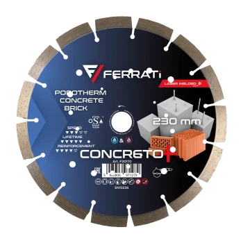 Tarcza diamentowa tnąca C3-W 230mm CONCRETO Ferrati PLUS (F20170)