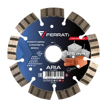 Tarcza diamentowa tnąca 125mm Ferrati ARIA (F20173)