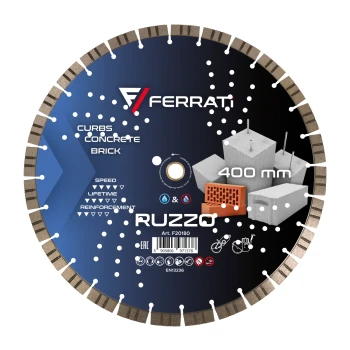 Tarcza diamentowa tnąca 400mm Ferrati RUZZO (F20180)