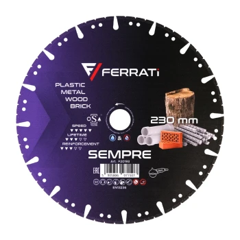 Tarcza diamentowa tnąca 230mm Ferrati SEMPRE (F20193)