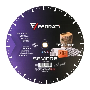 Tarcza diamentowa tnąca 350mm Ferrati SEMPRE (F20194)